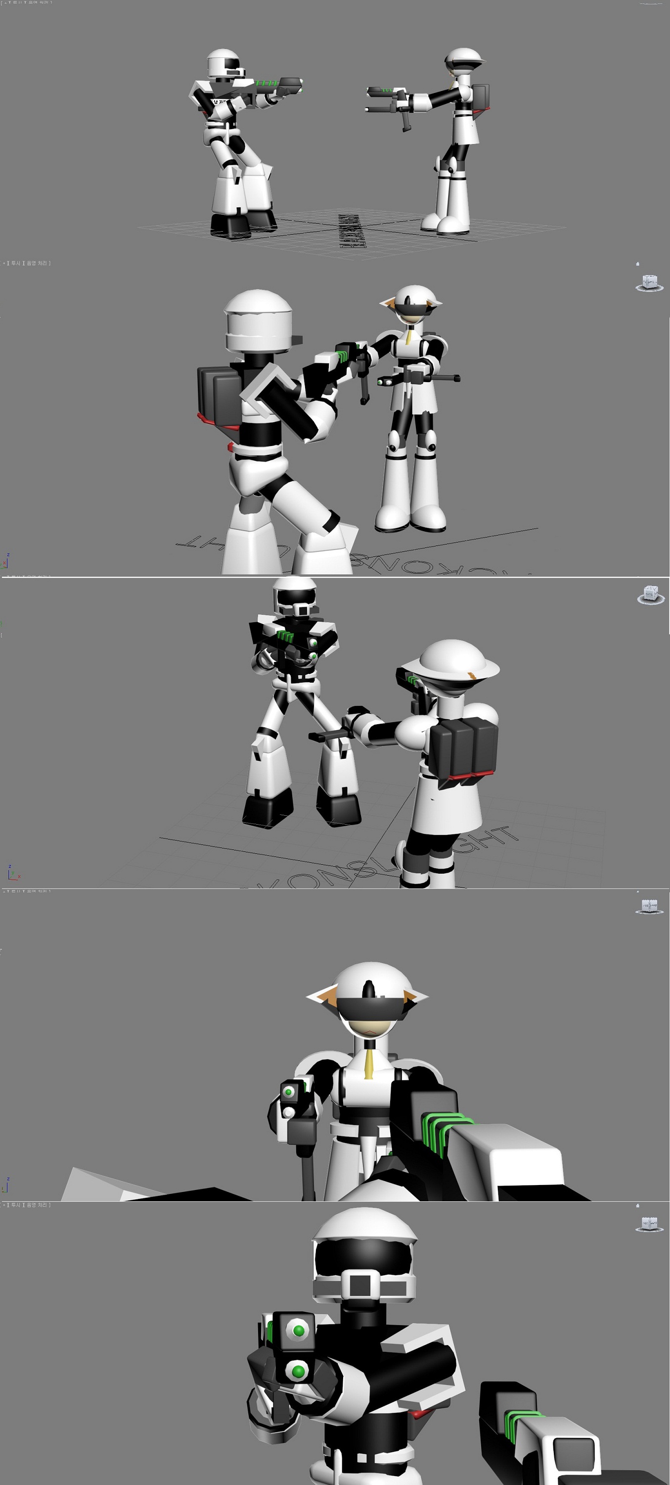 [3ds max]Mr. &Mrs Soldier