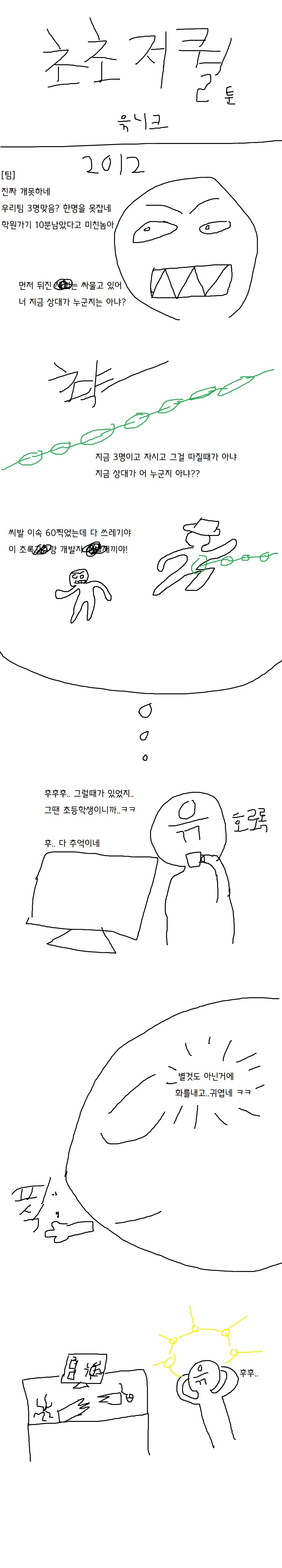 1. 회상하는 만화